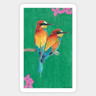 Bee-eaters Sticker